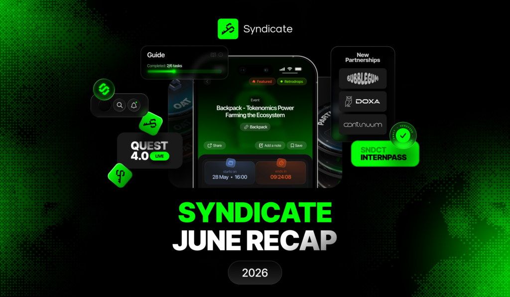 June at Syndicate: the ecosystem levels up